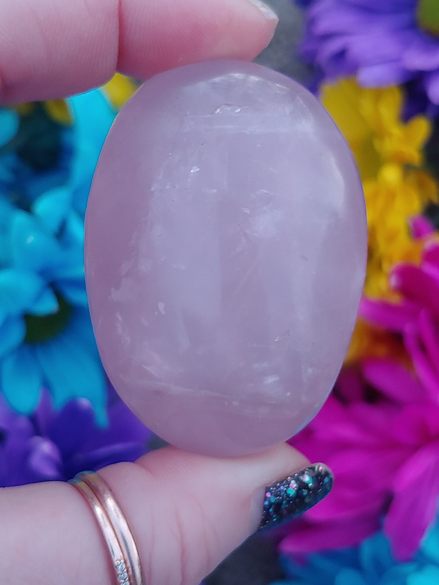 Rose Quartz Palm