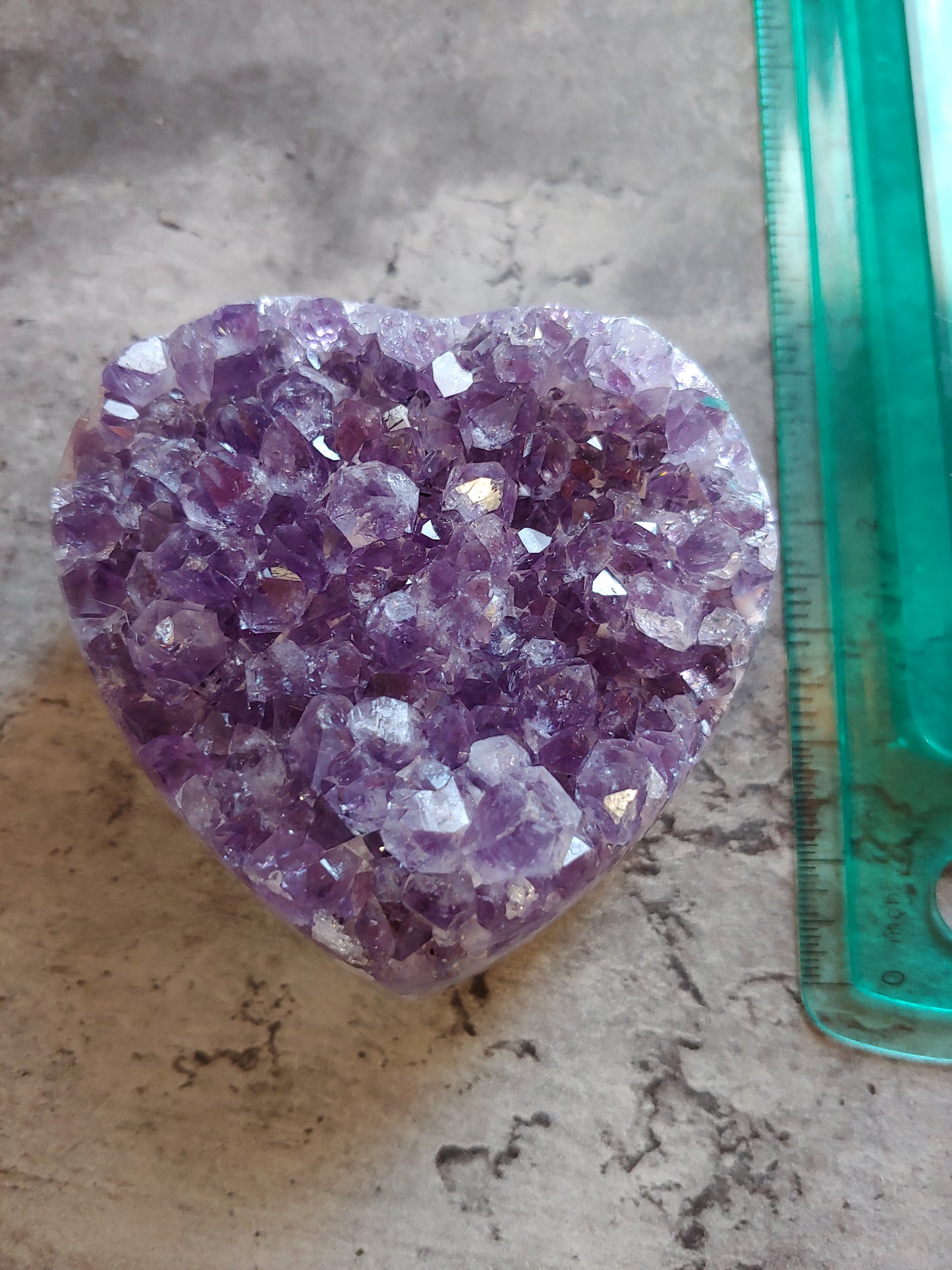 Amethyst Heart Clusters