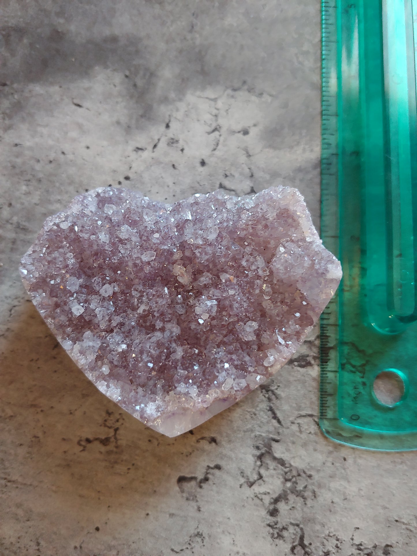Amethyst Heart Clusters