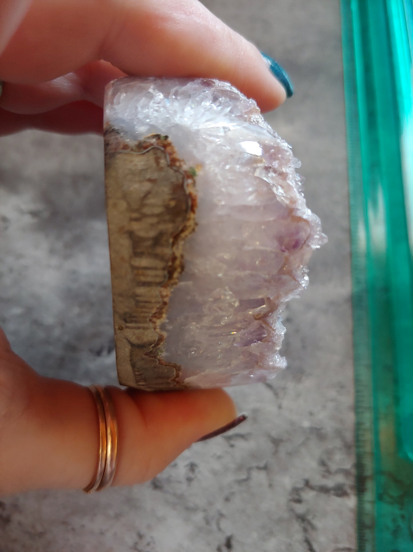 Amethyst Heart Clusters