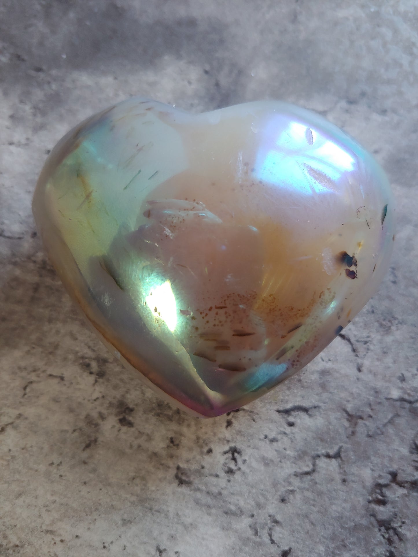Aura Agate Hearts