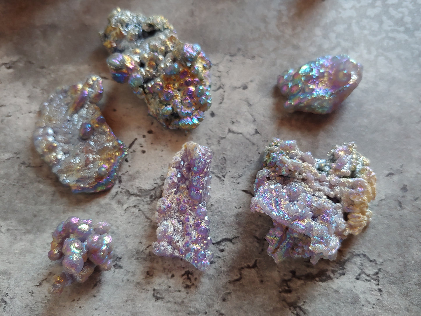 Aura Grape Agate Chunks