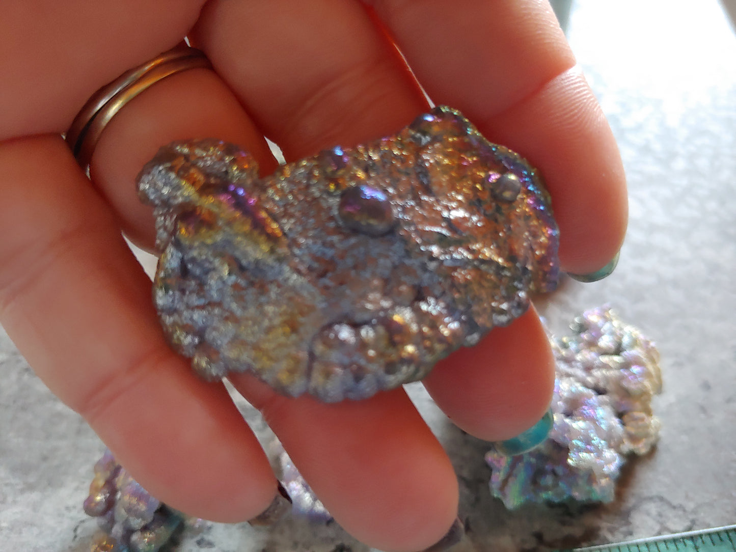 Aura Grape Agate Chunks