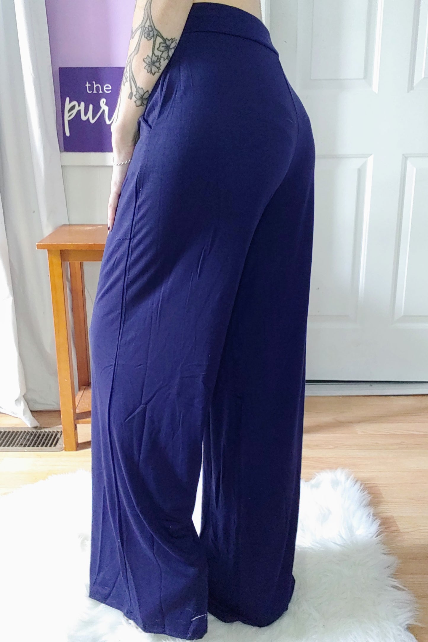 Burgundy Drawstring Pants (S-XL)