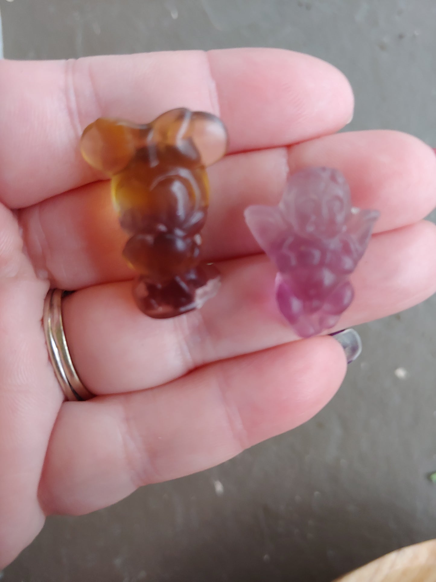 Cherub Fluorite Figure