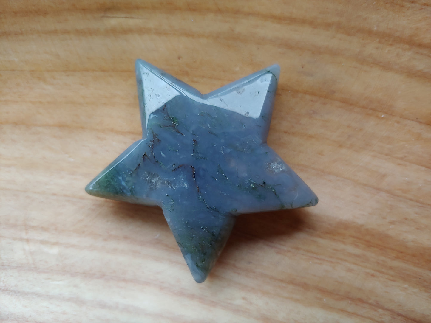 Moss Agate Star