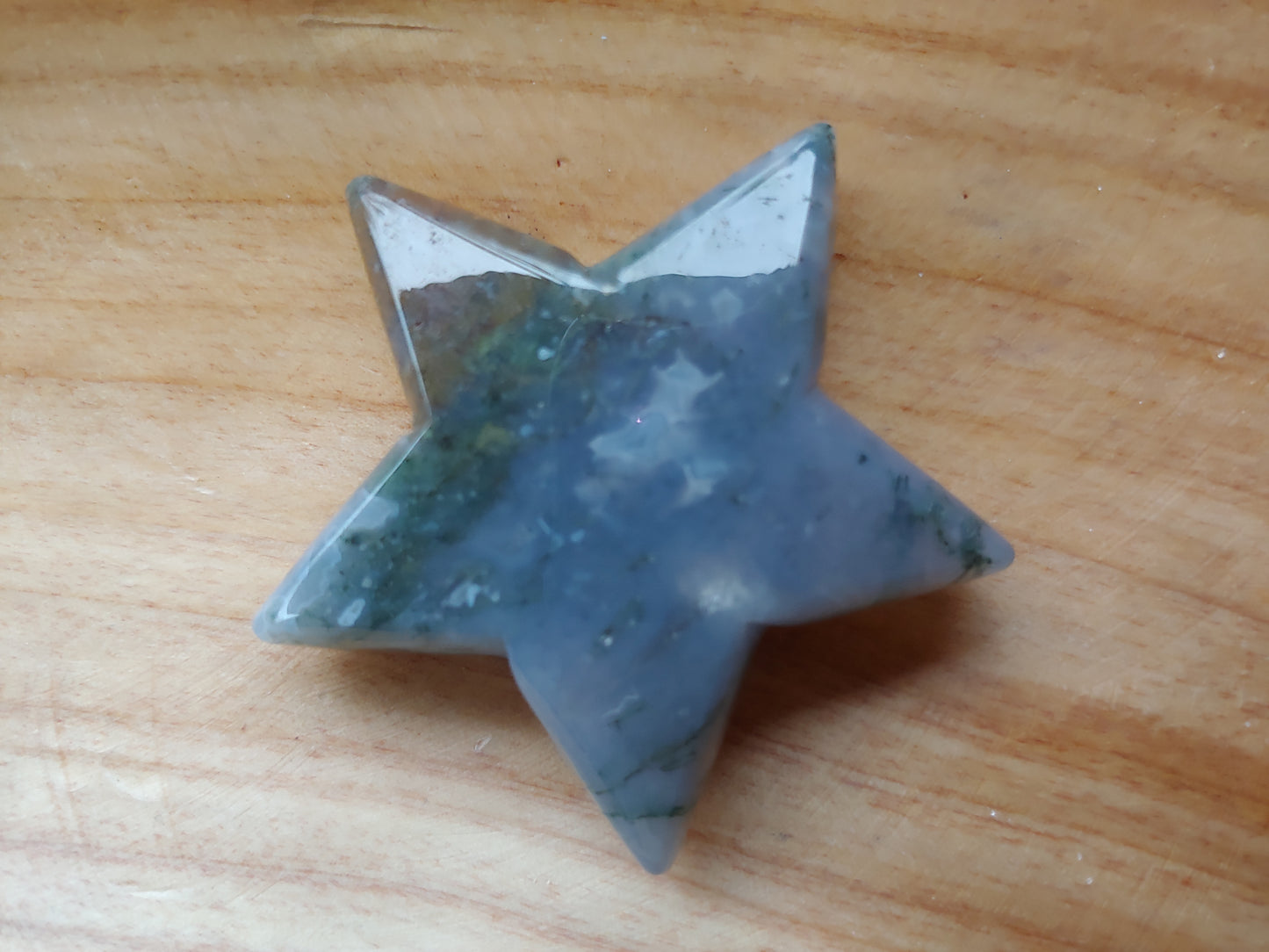 Moss Agate Star