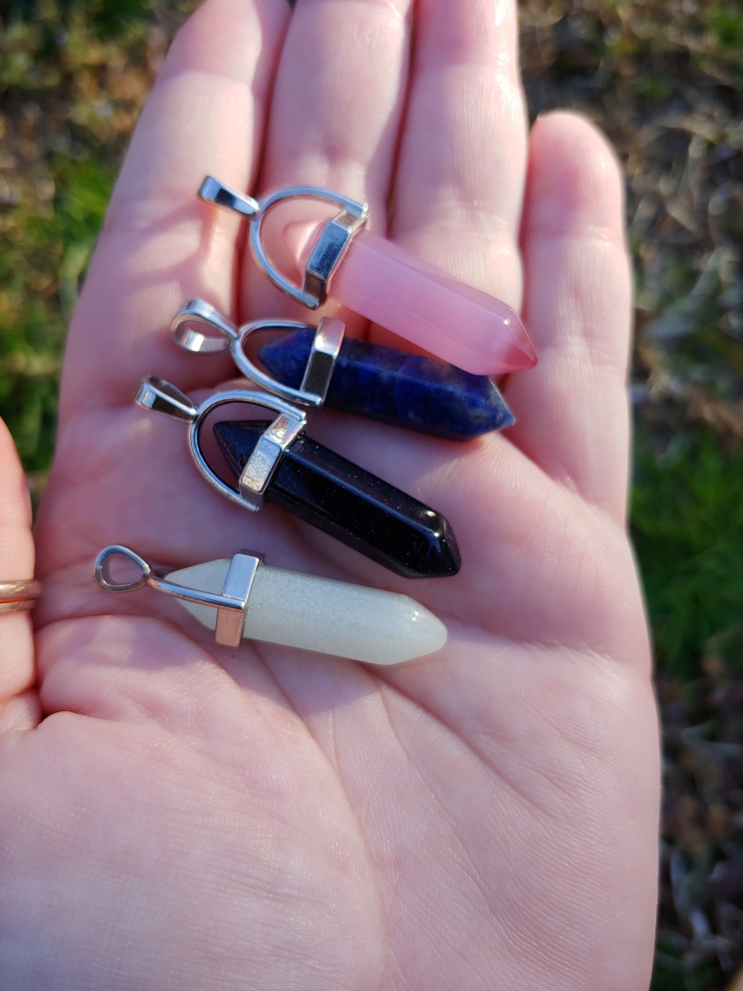 Crystal Point Pendants