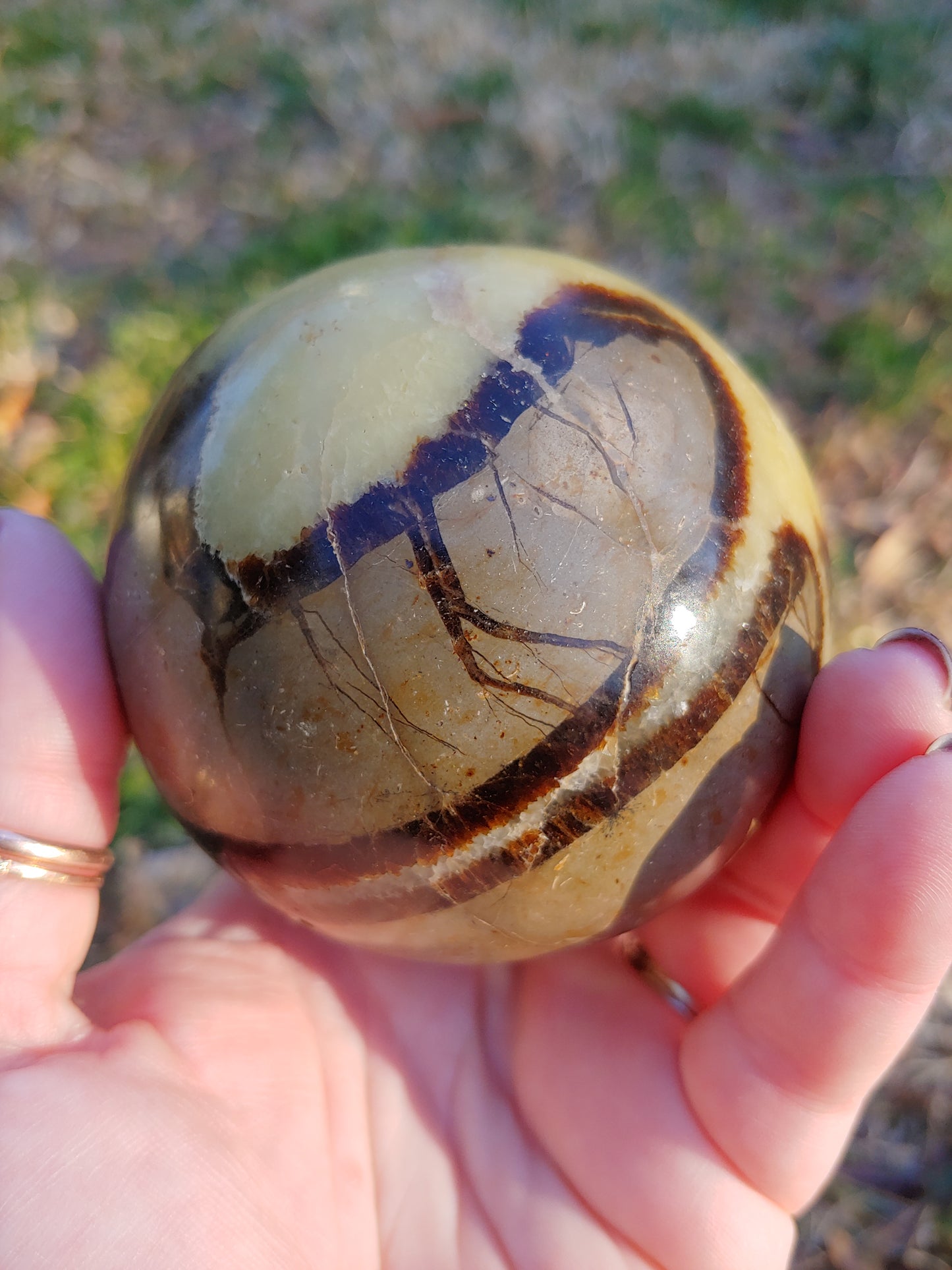 Septarian Sphere