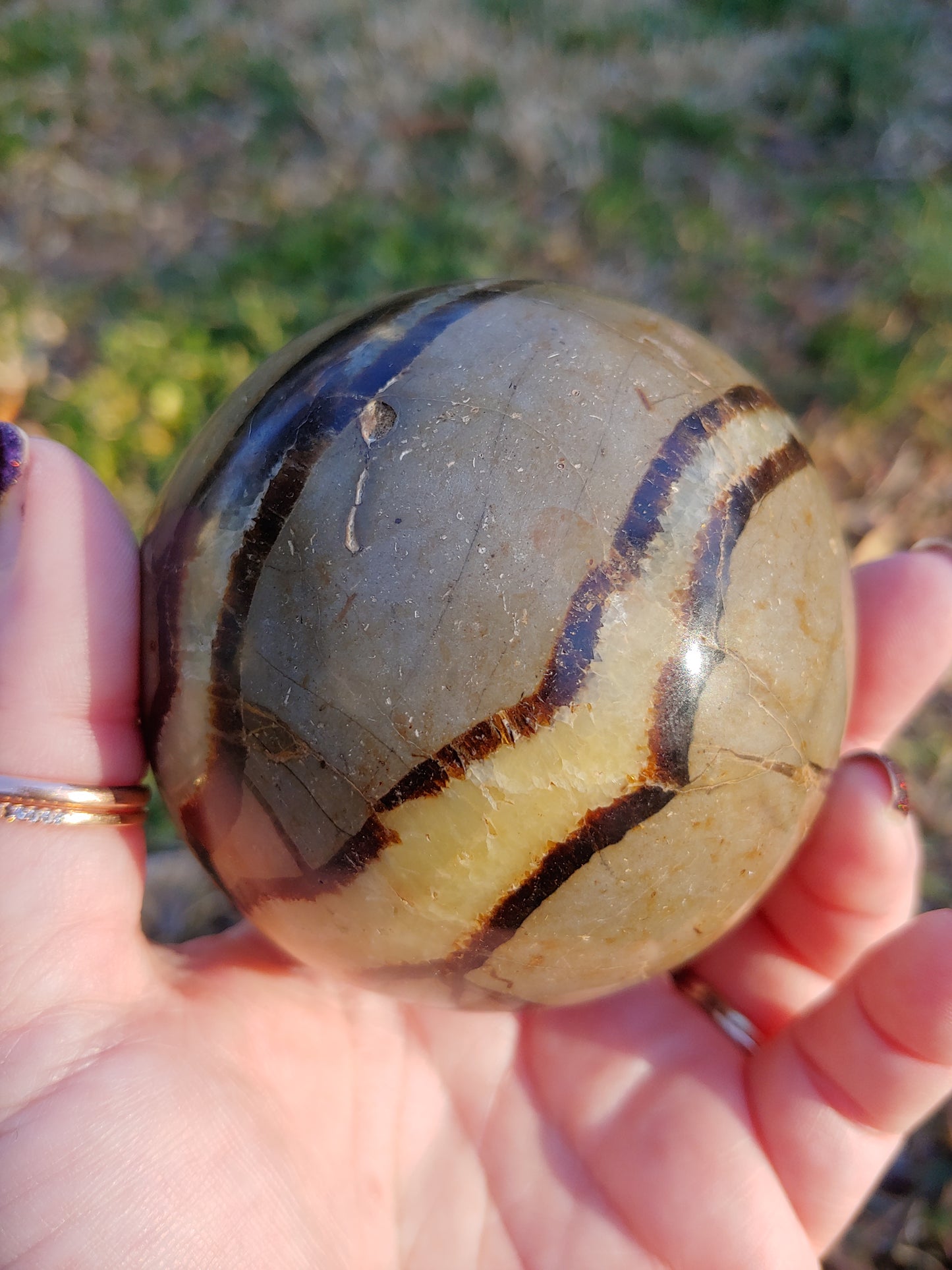 Septarian Sphere