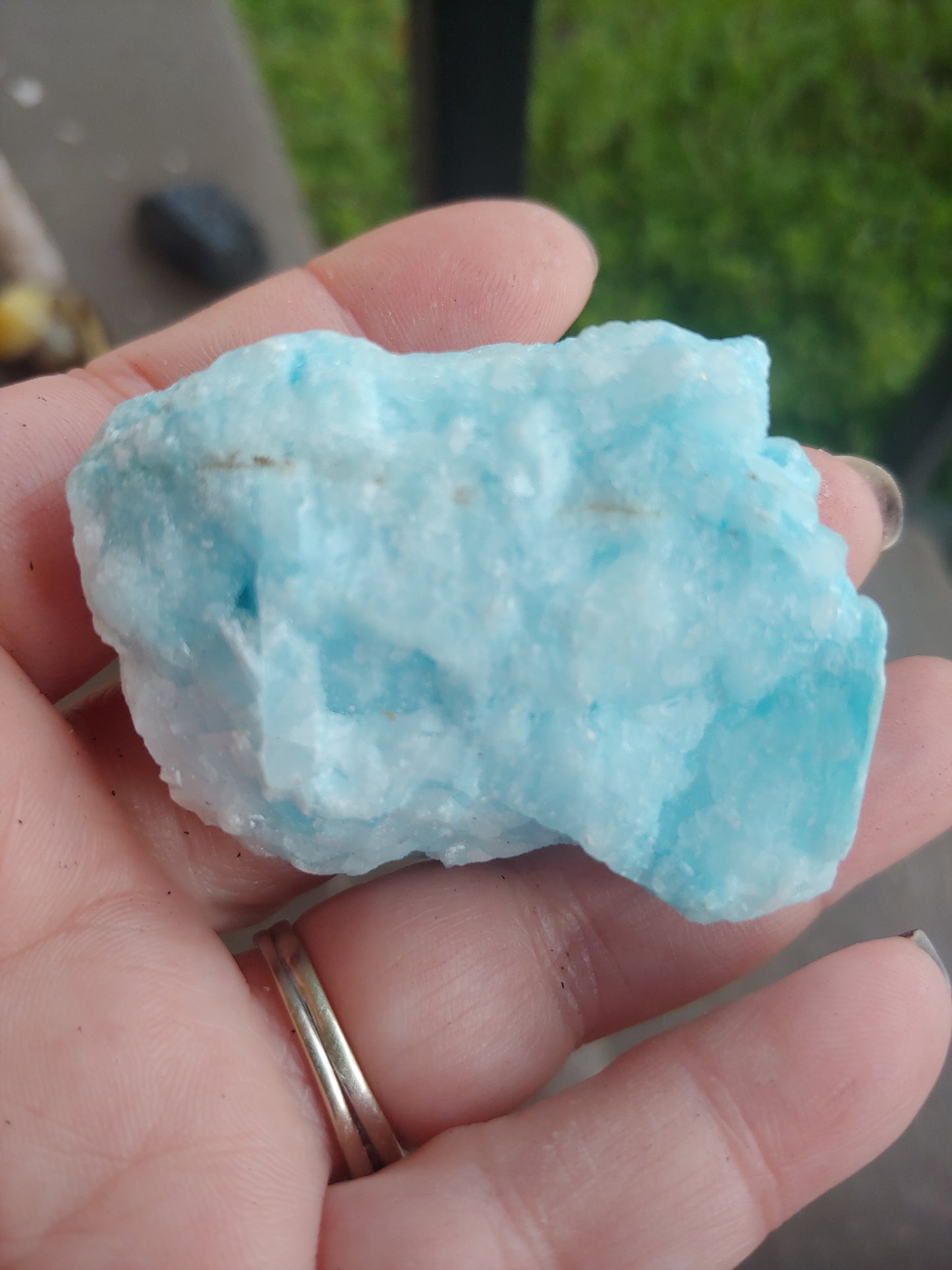 Blue Aragonite Chunks