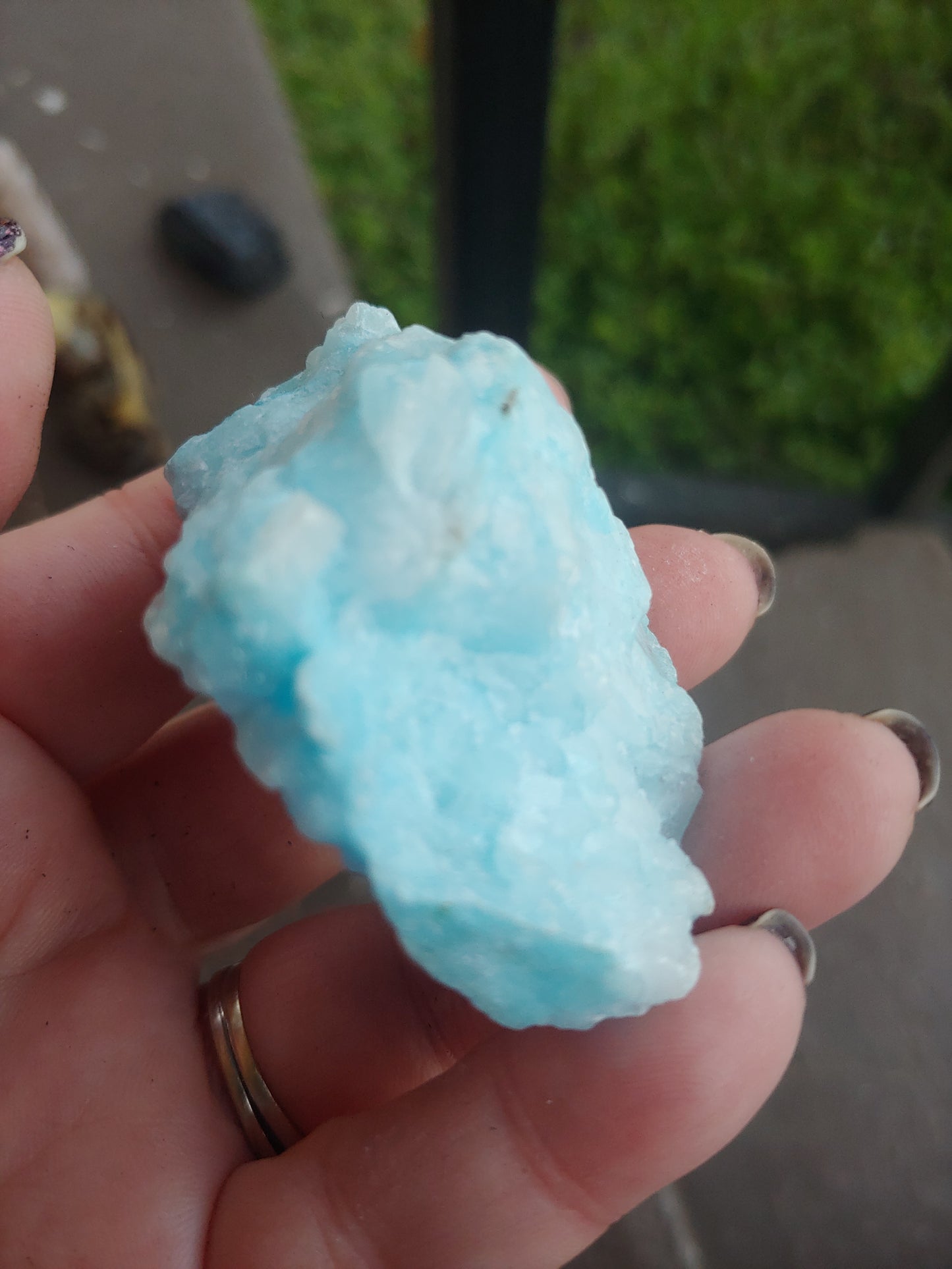 Blue Aragonite Chunks