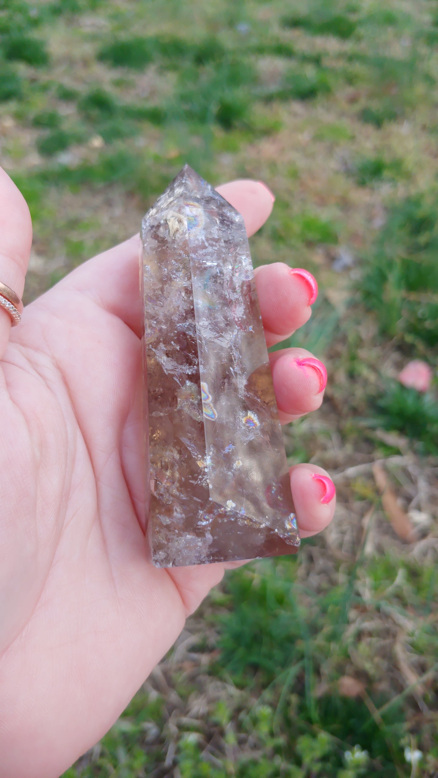 Smoky Quartz Tower