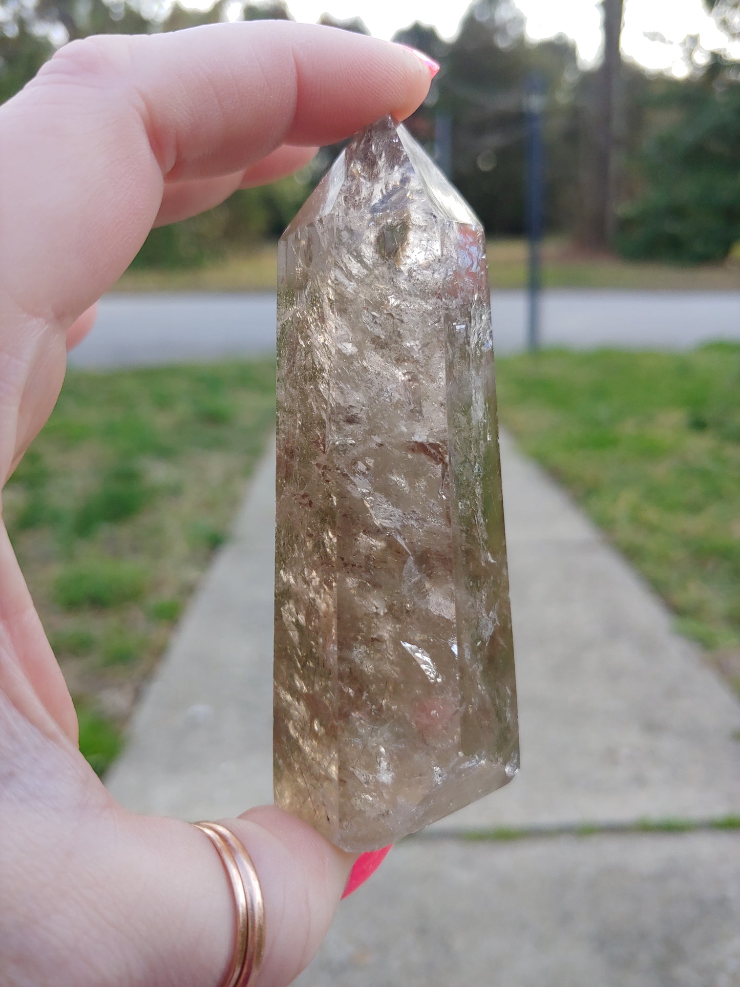 Smoky Quartz Tower