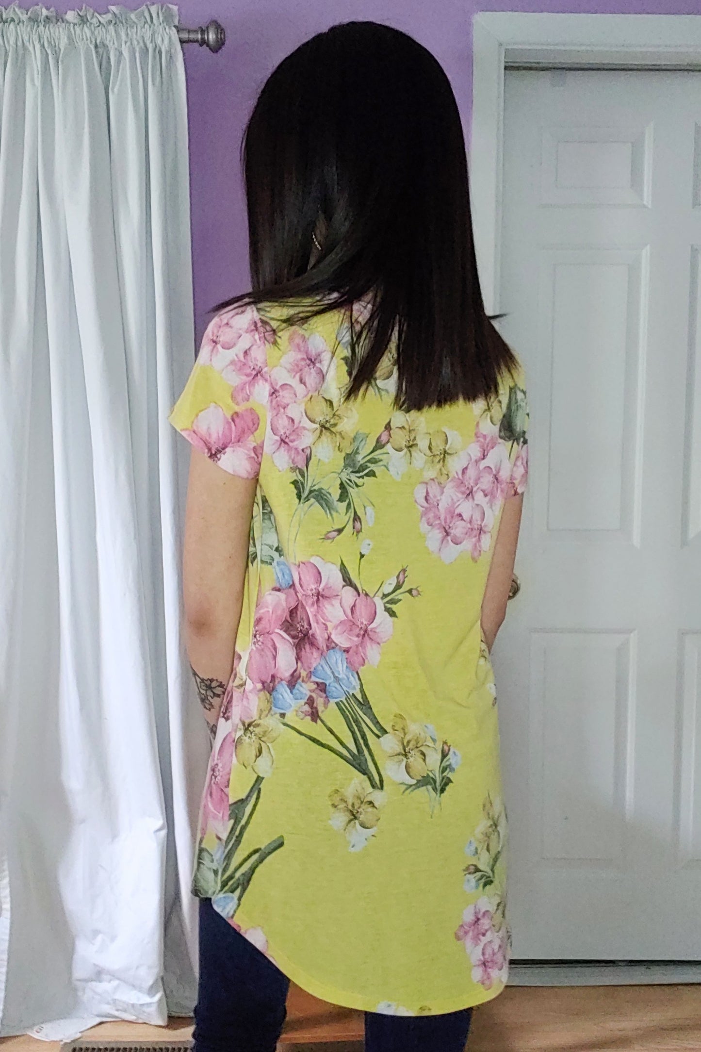 Lively Yellow Floral Top