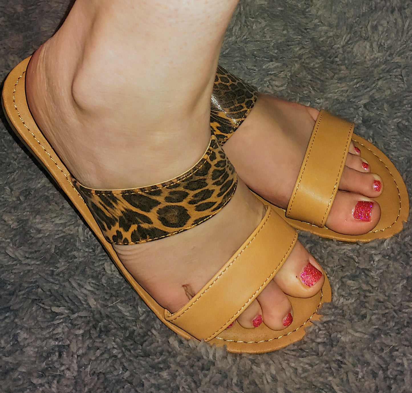 Black Slide Sandals