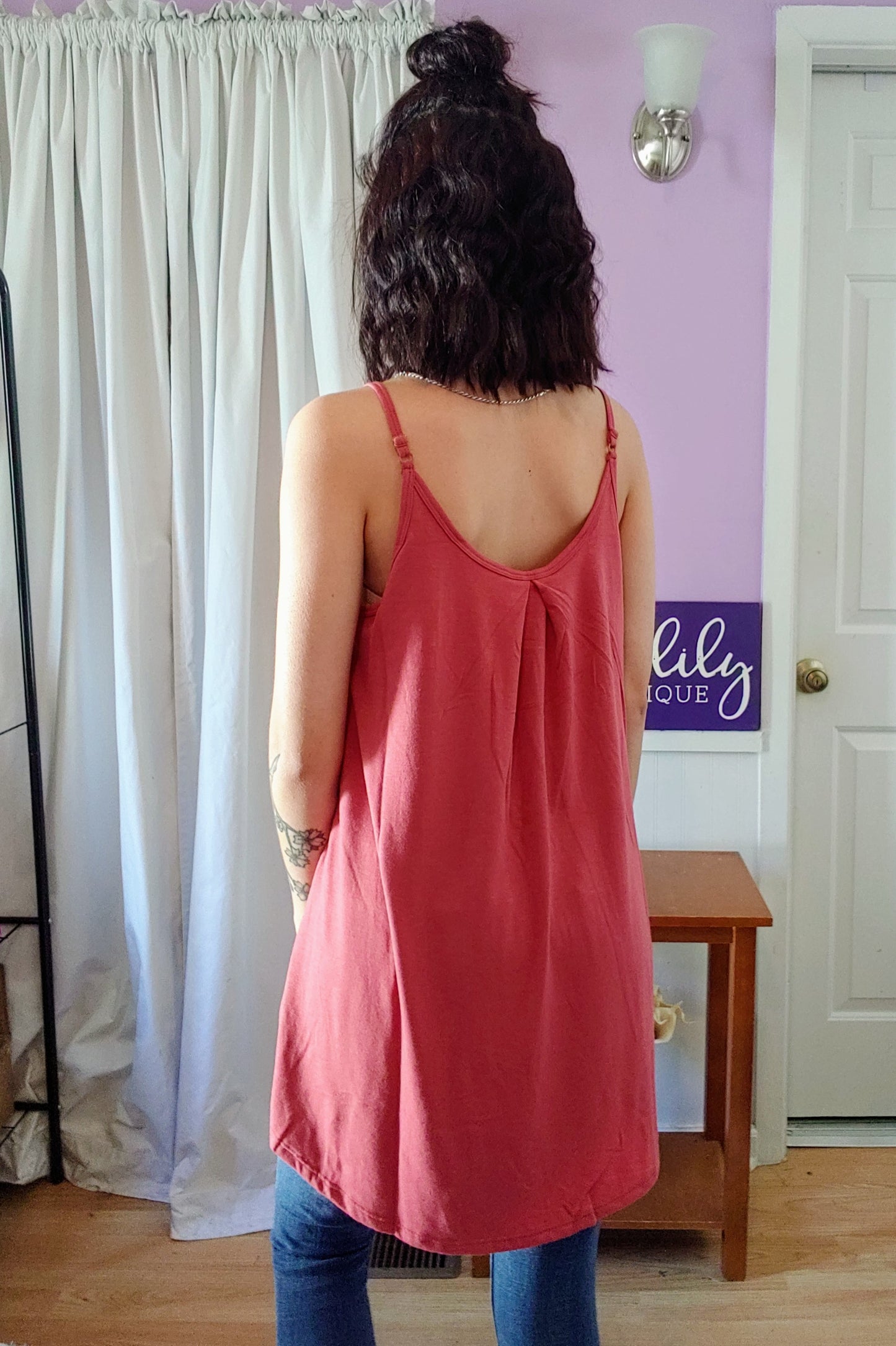 Mint Pleated Tank (S-XL)