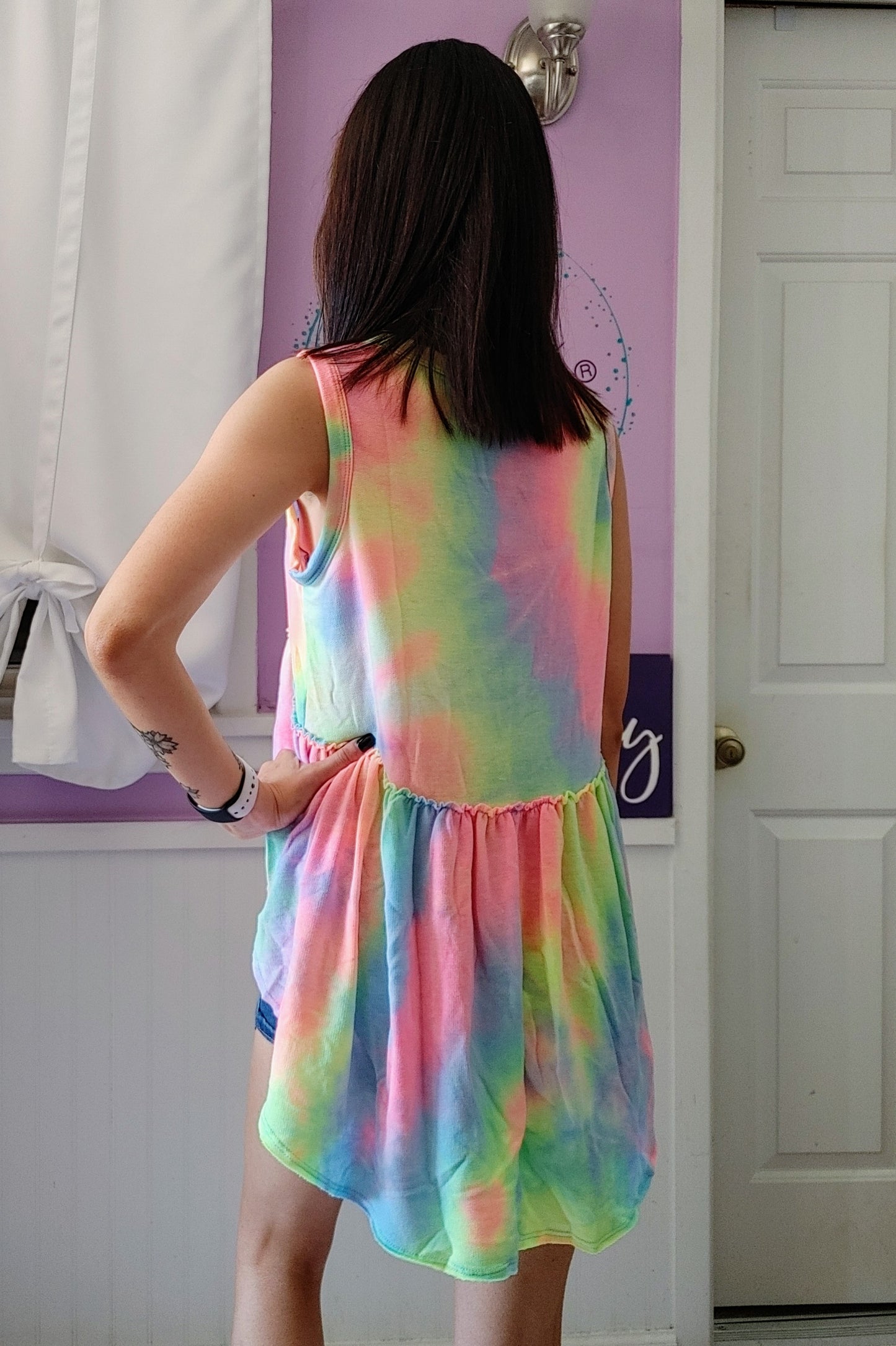 Tie Dye Baby Doll Tank (S-XL)