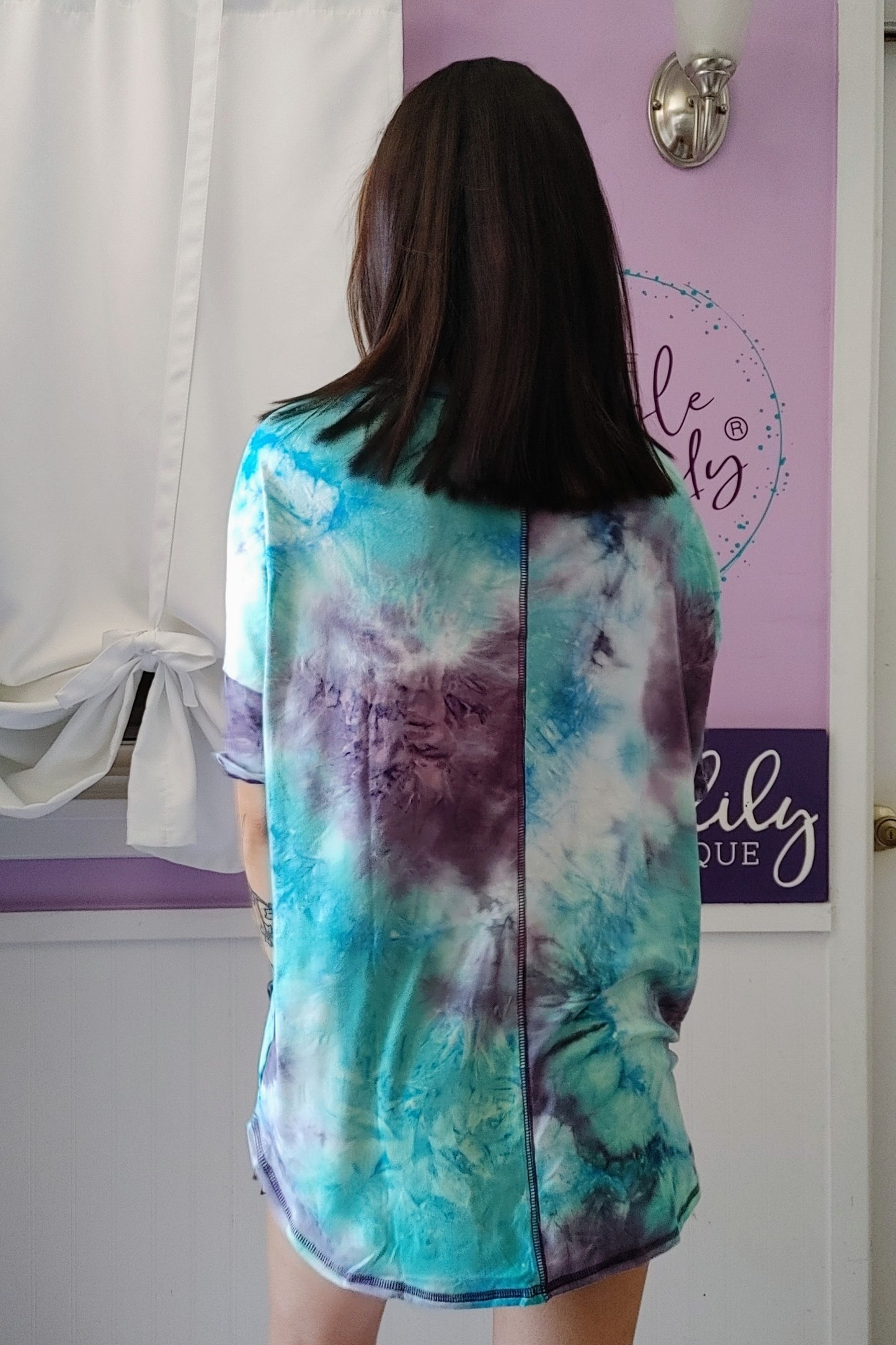 Teal Tie Dye Top (S-XL)