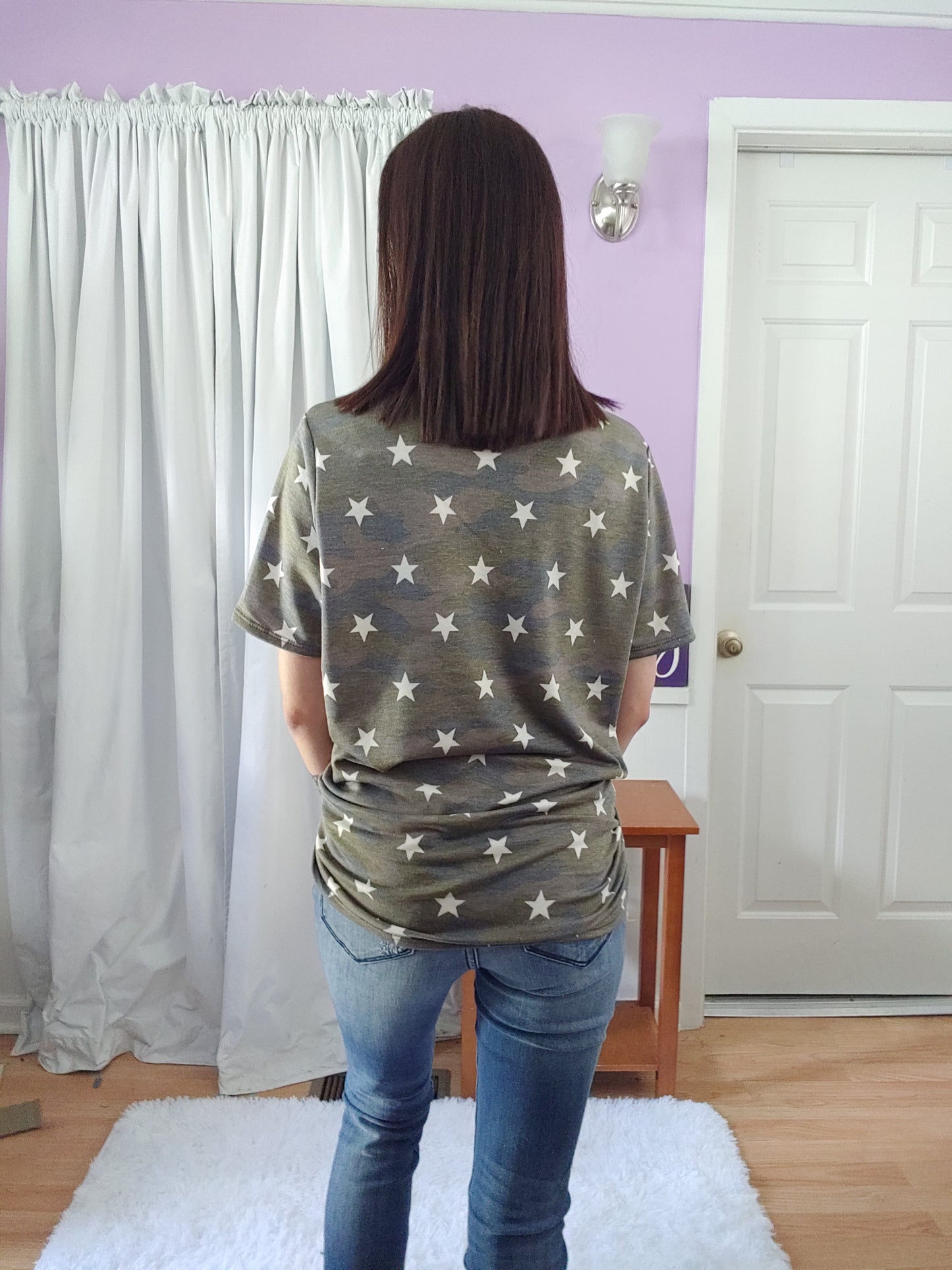 Camo Stars Top