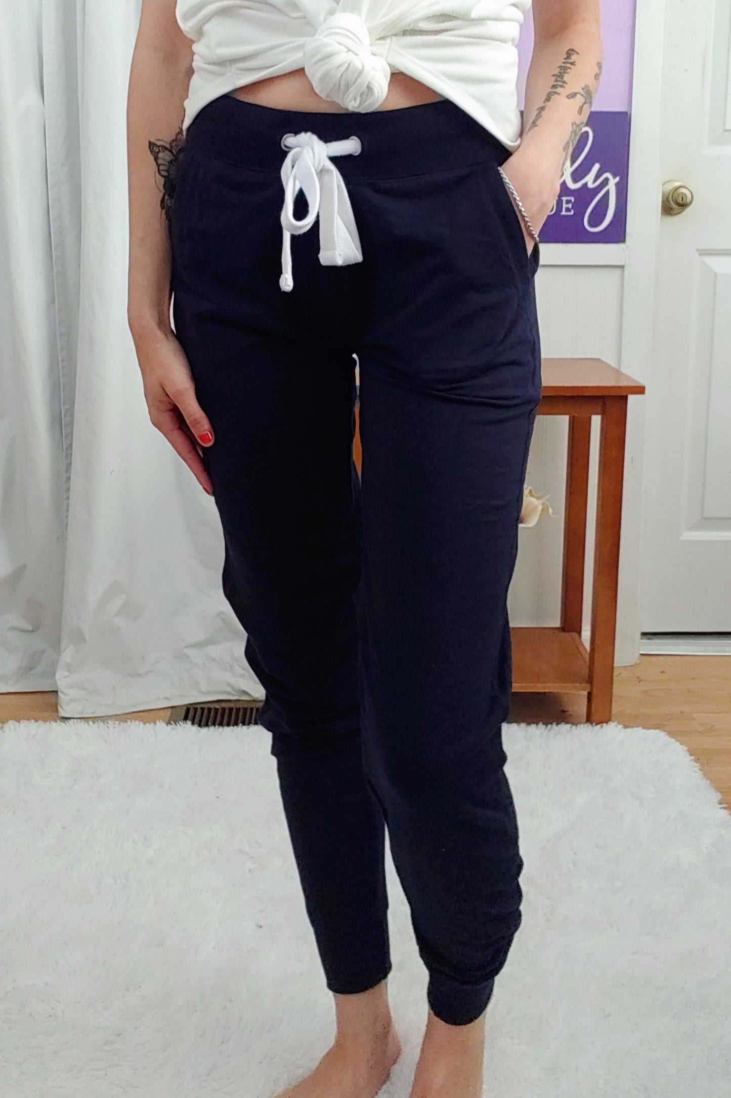 Just Right Joggers In Navy (S-XL)