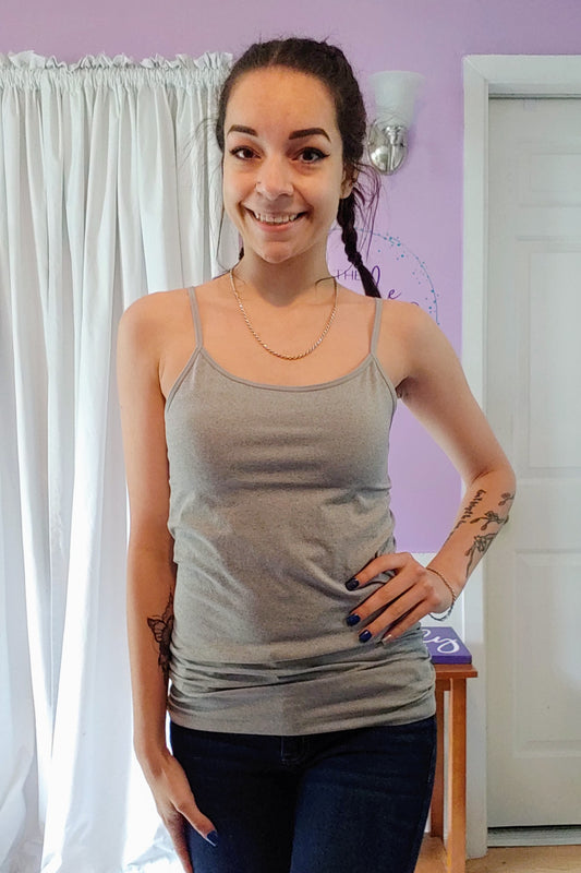 Seamless Cami in Heather Grey (S-XL)