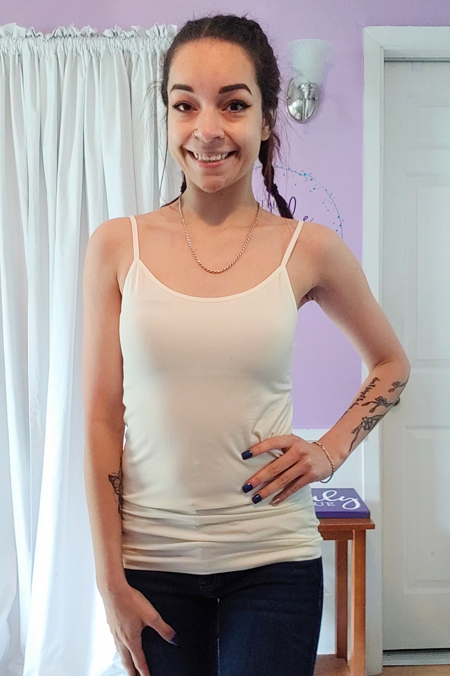 Seamless Cami in Navy (S-XL)