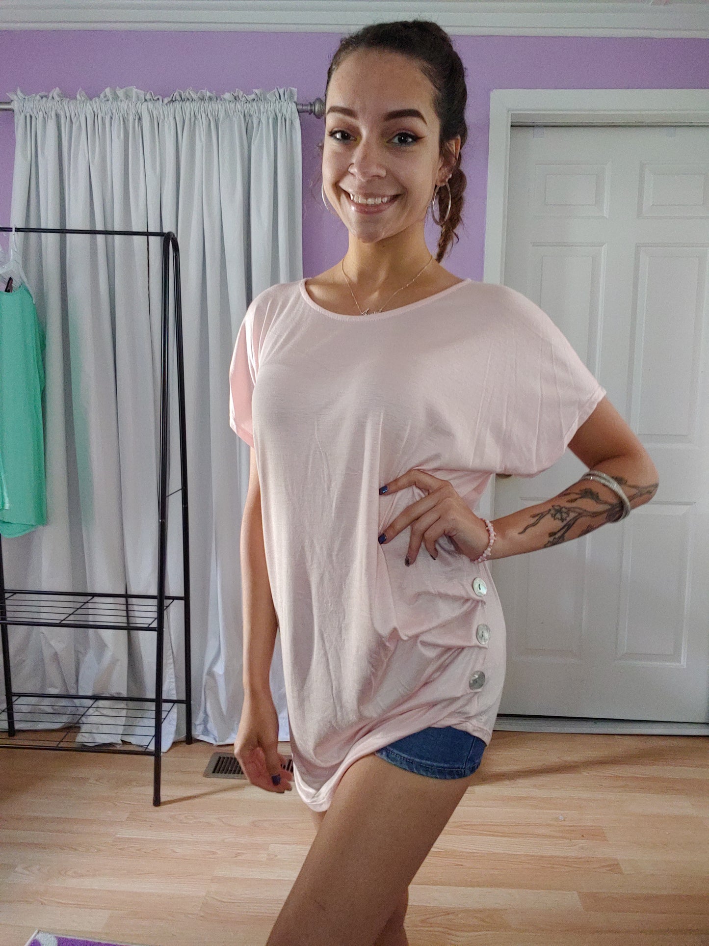 Candy Dolman in Light Pink