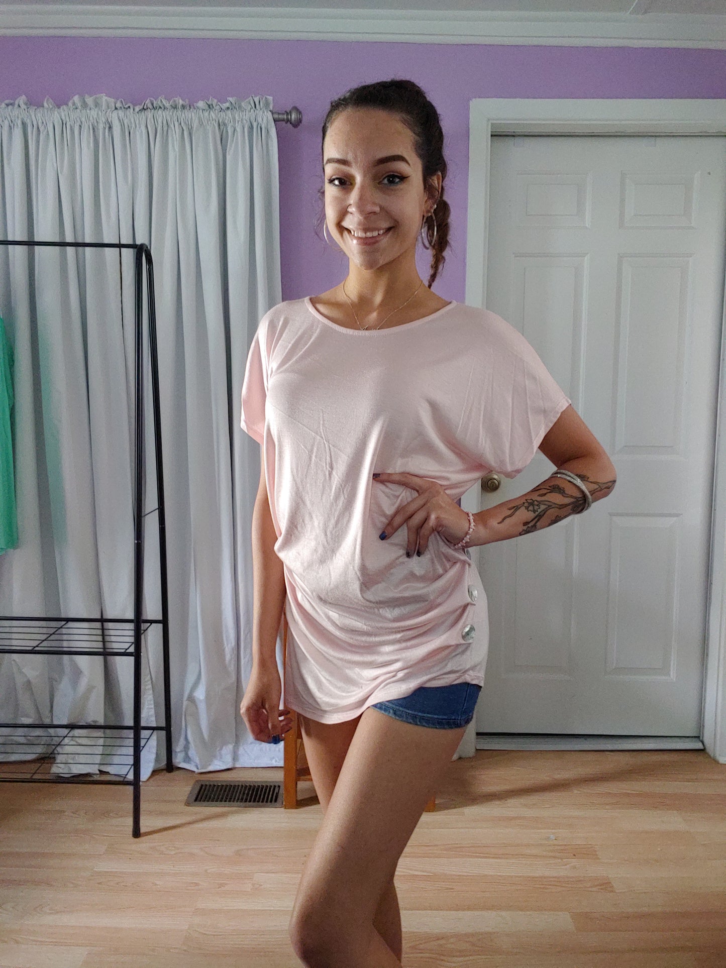 Candy Dolman in Light Pink