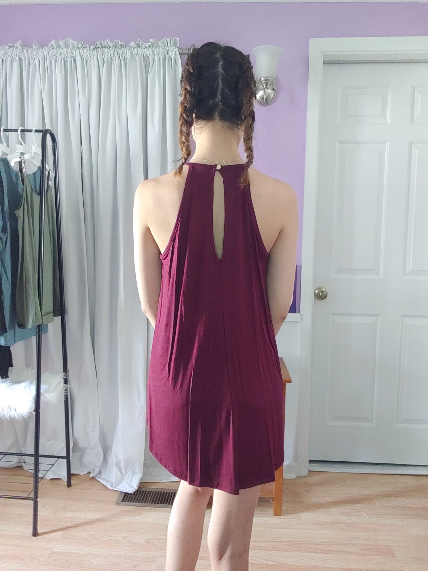 Summer Stunner Tank in Wine