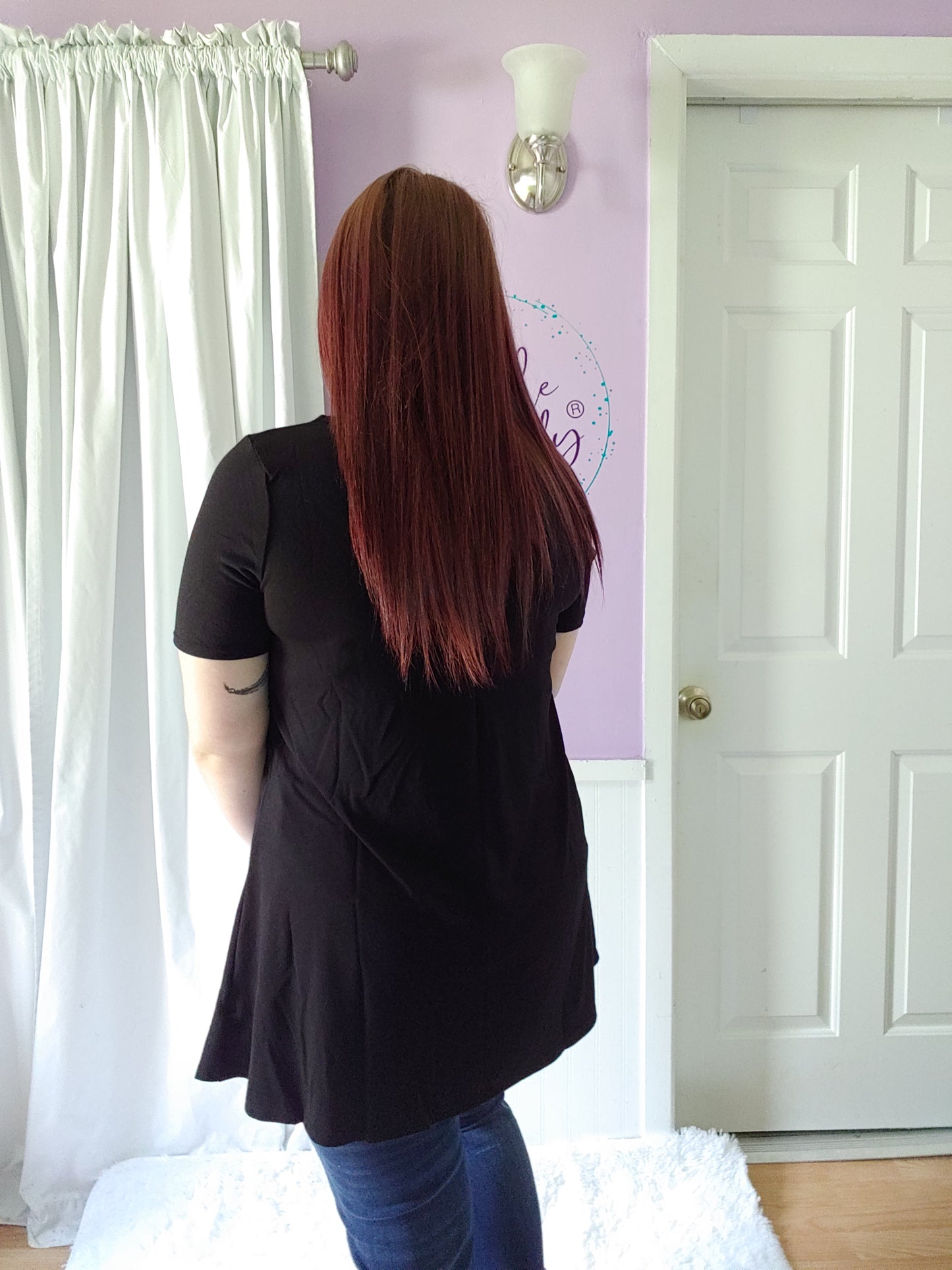 Tara Cross Tee in Royal (S-XL)