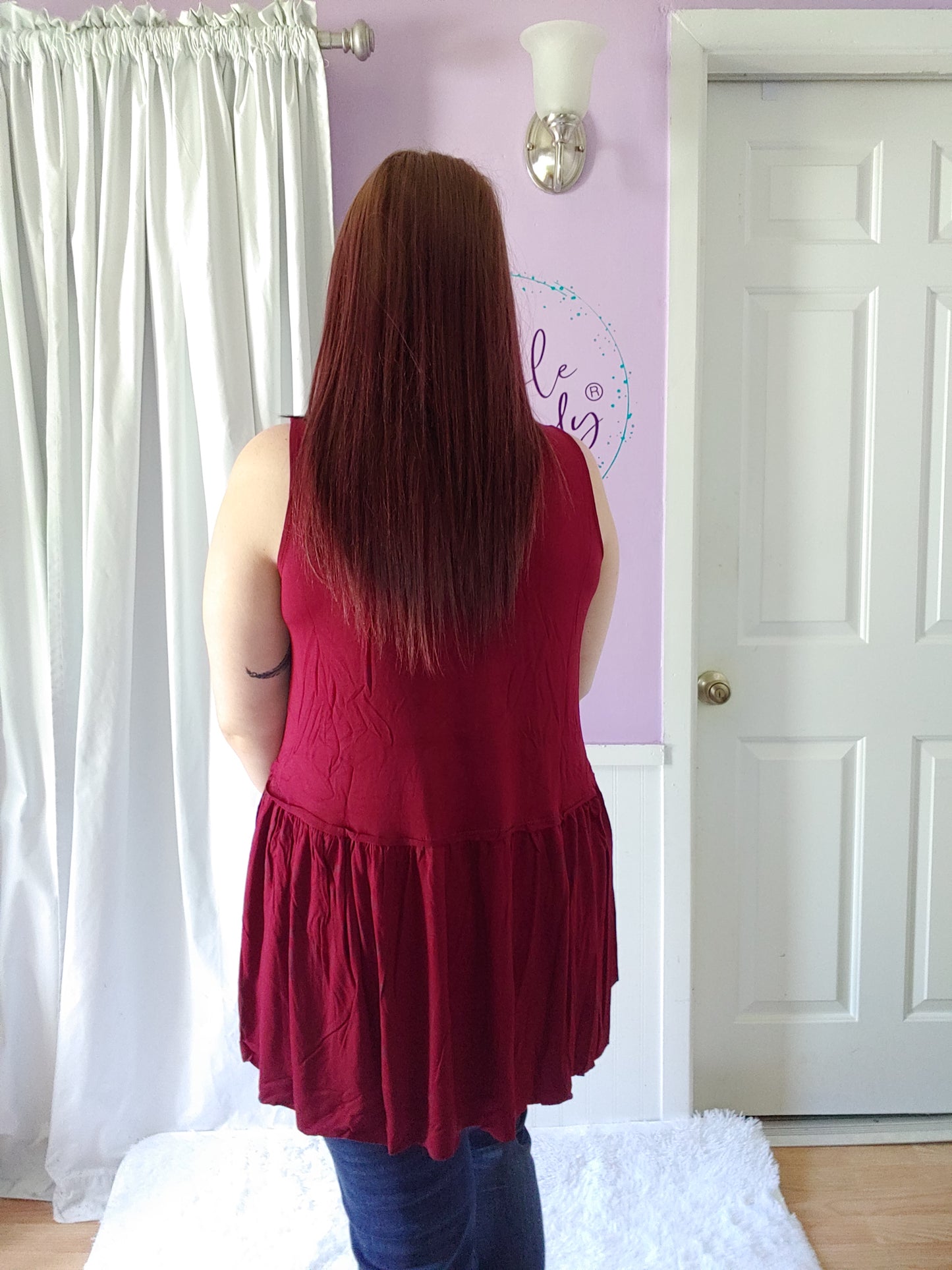 Beautiful Burgundy Tank (S-XL)