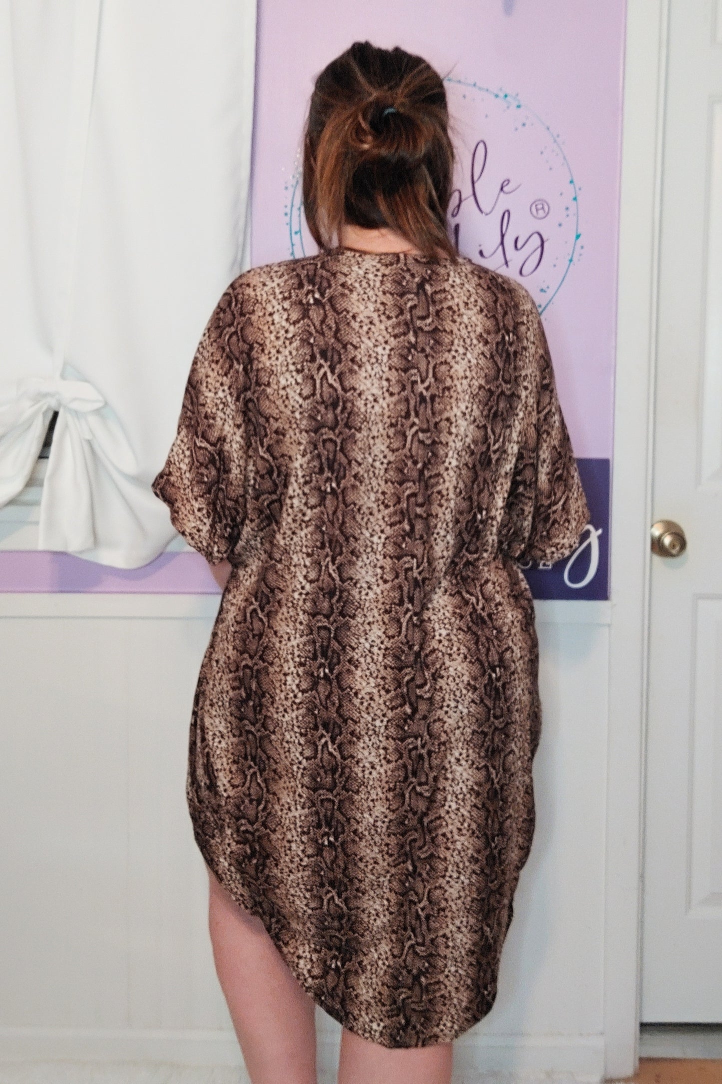 Snake Cocoon Cardigan