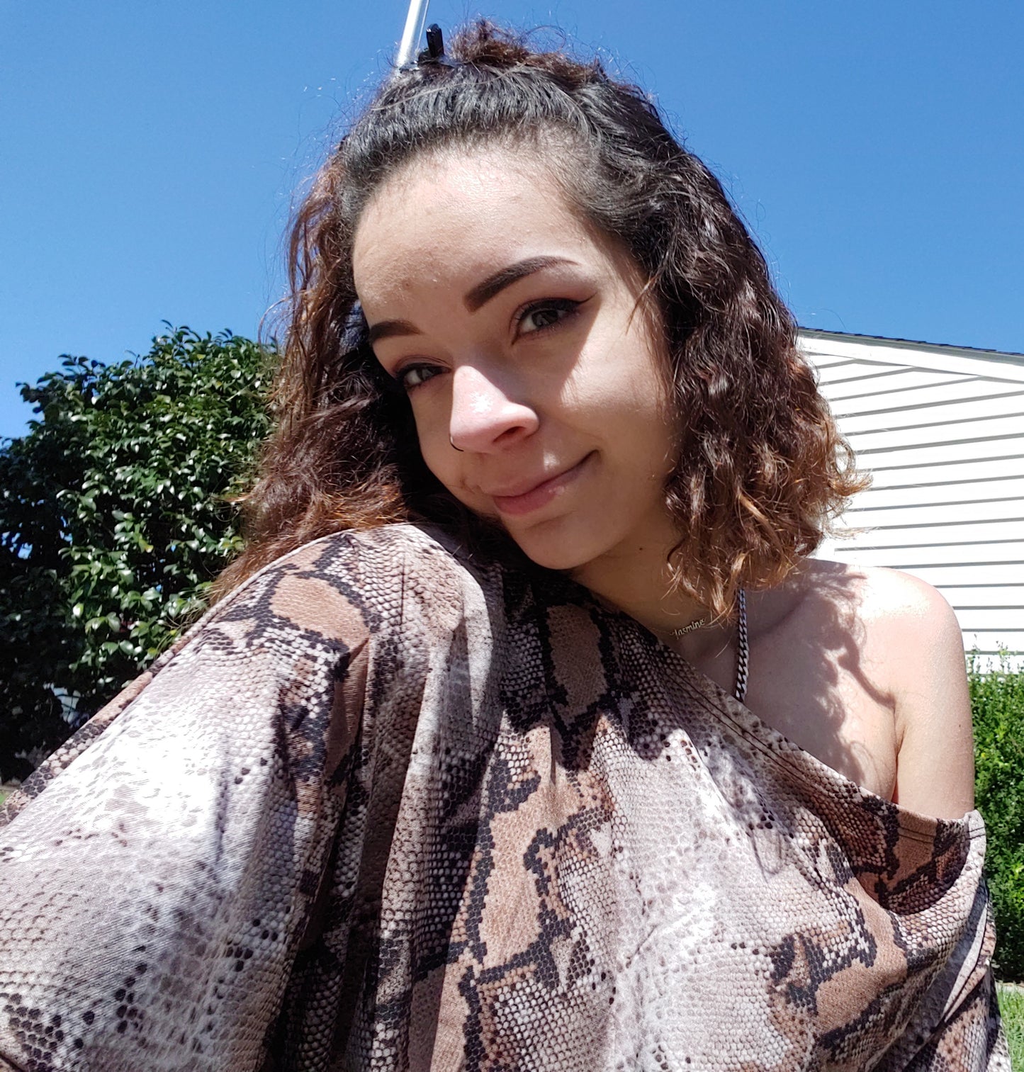 Simply Snake Brown Dolman (S-XL)