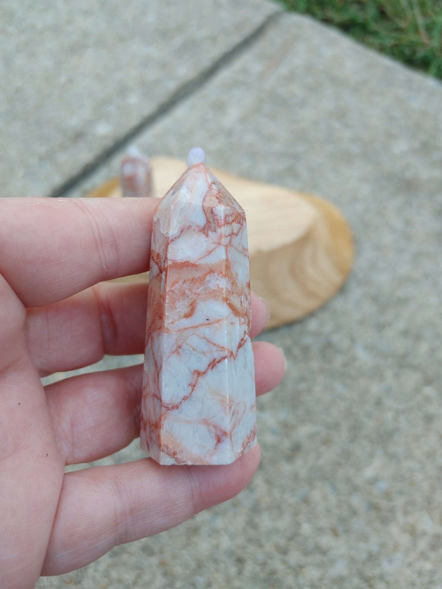 Red Vein Jasper Tower