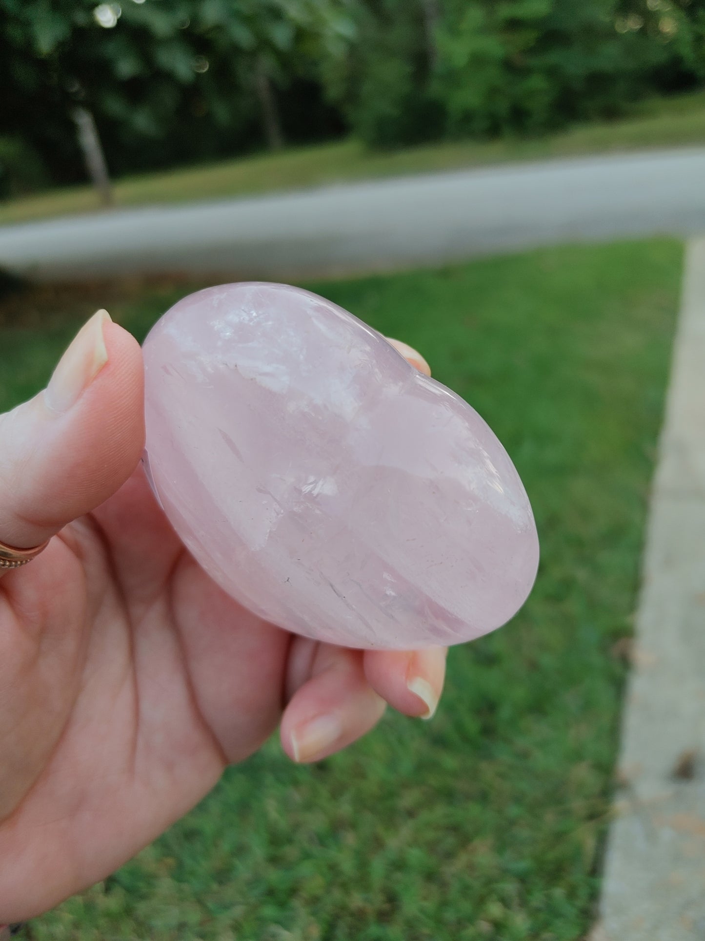 Rose Quartz Heart