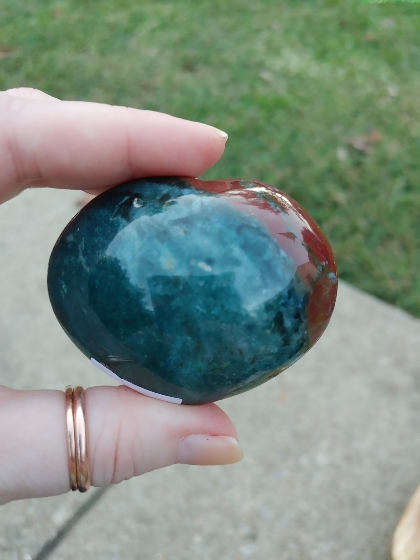 Ocean Jasper Heart