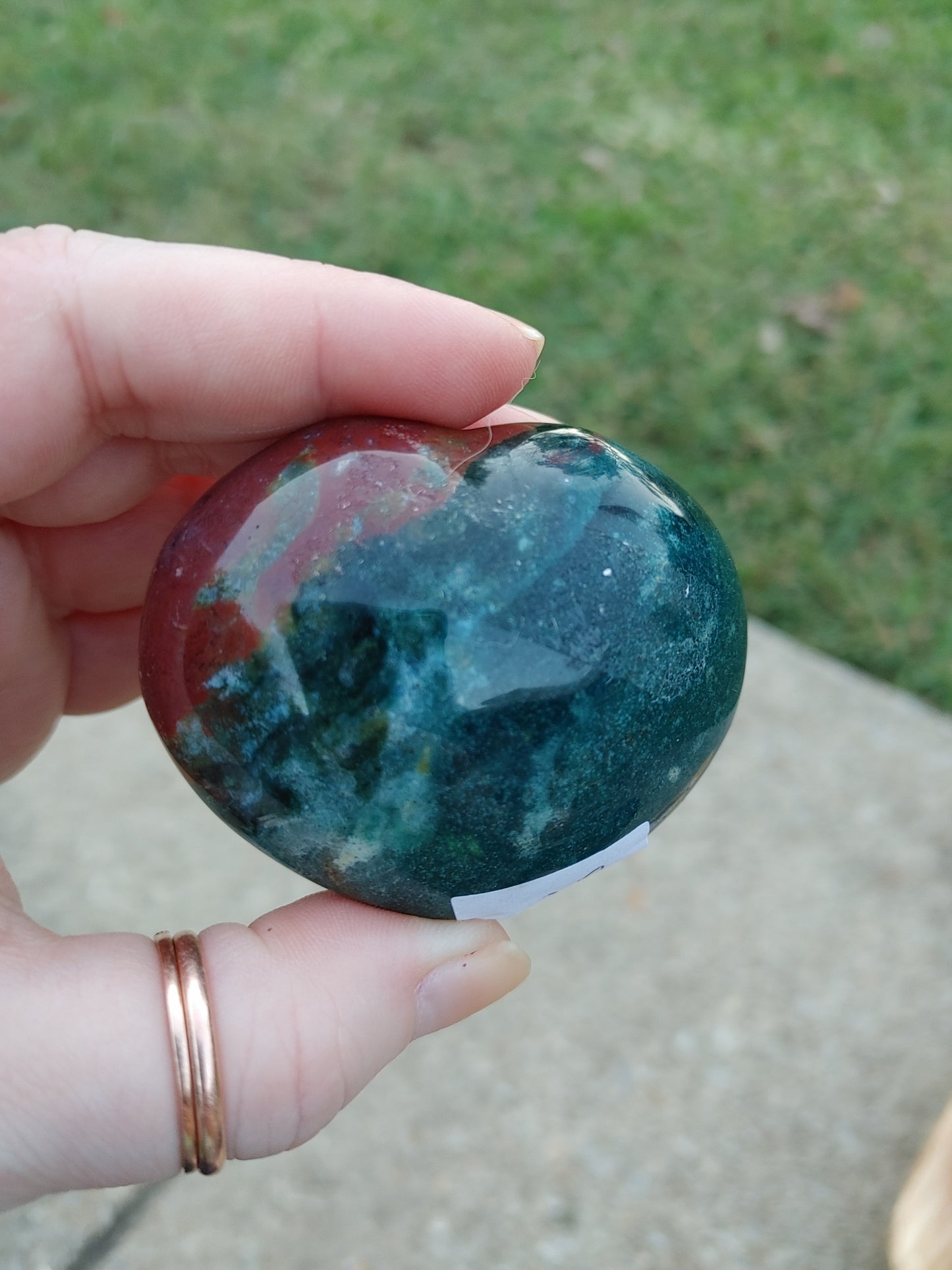 Ocean Jasper Heart