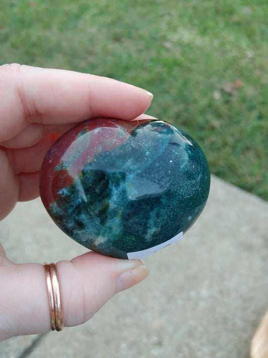 Ocean Jasper Heart