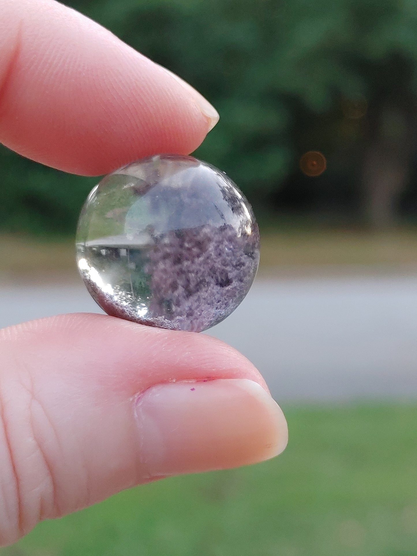 Garden Quartz Purple Mini Sphere