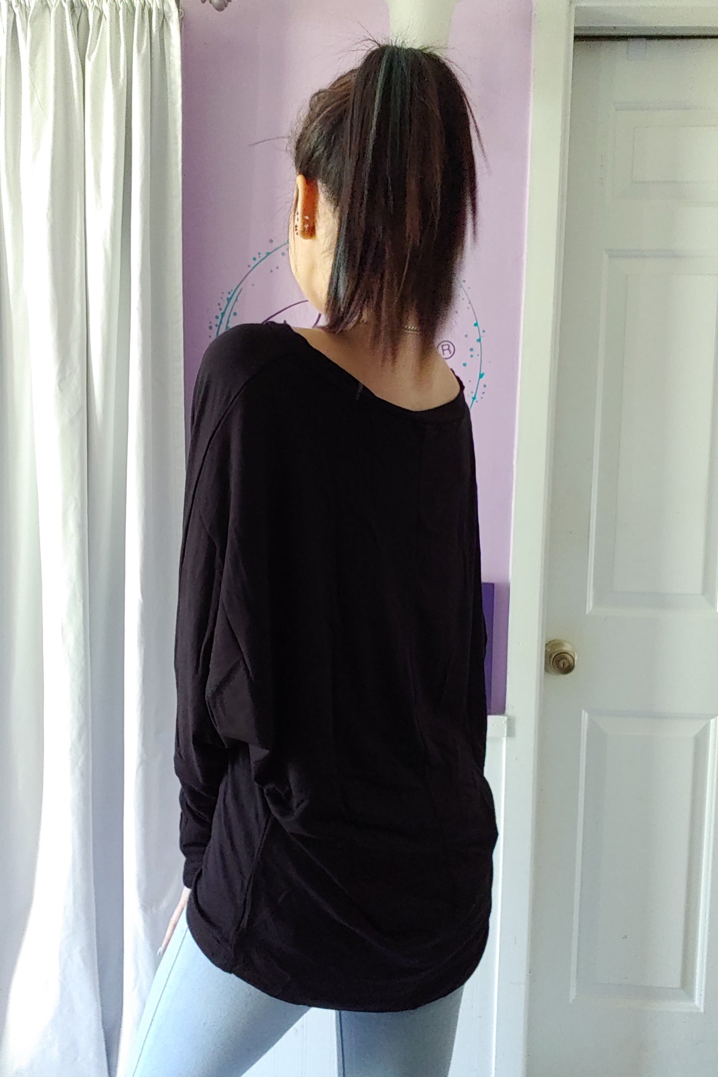 Celeste X Wrist Dolman in Black (S-XL)