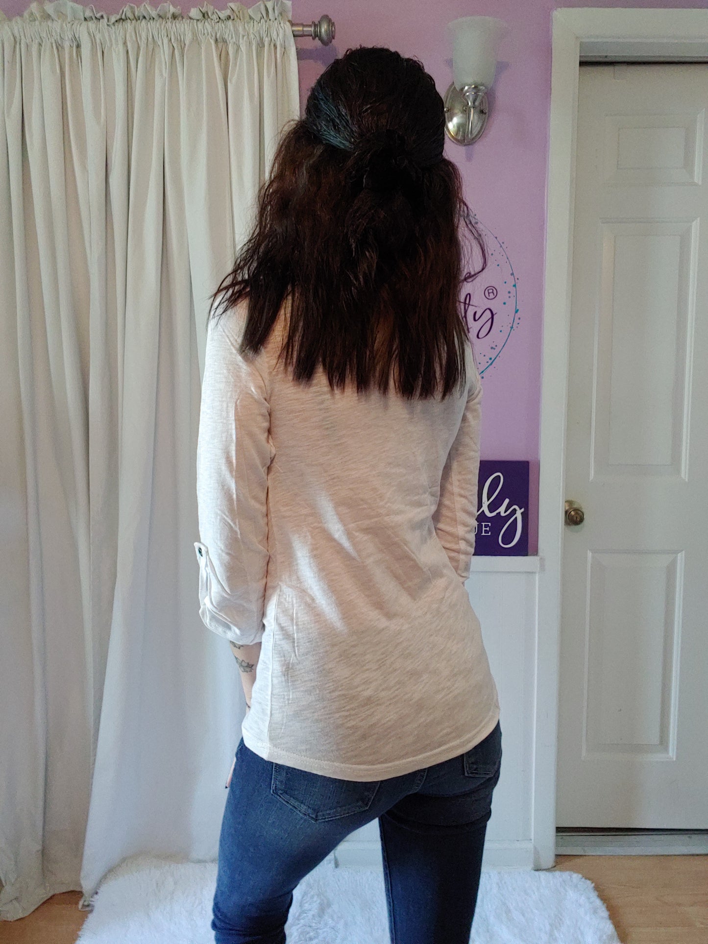 Leslie Lace Top in Ivory