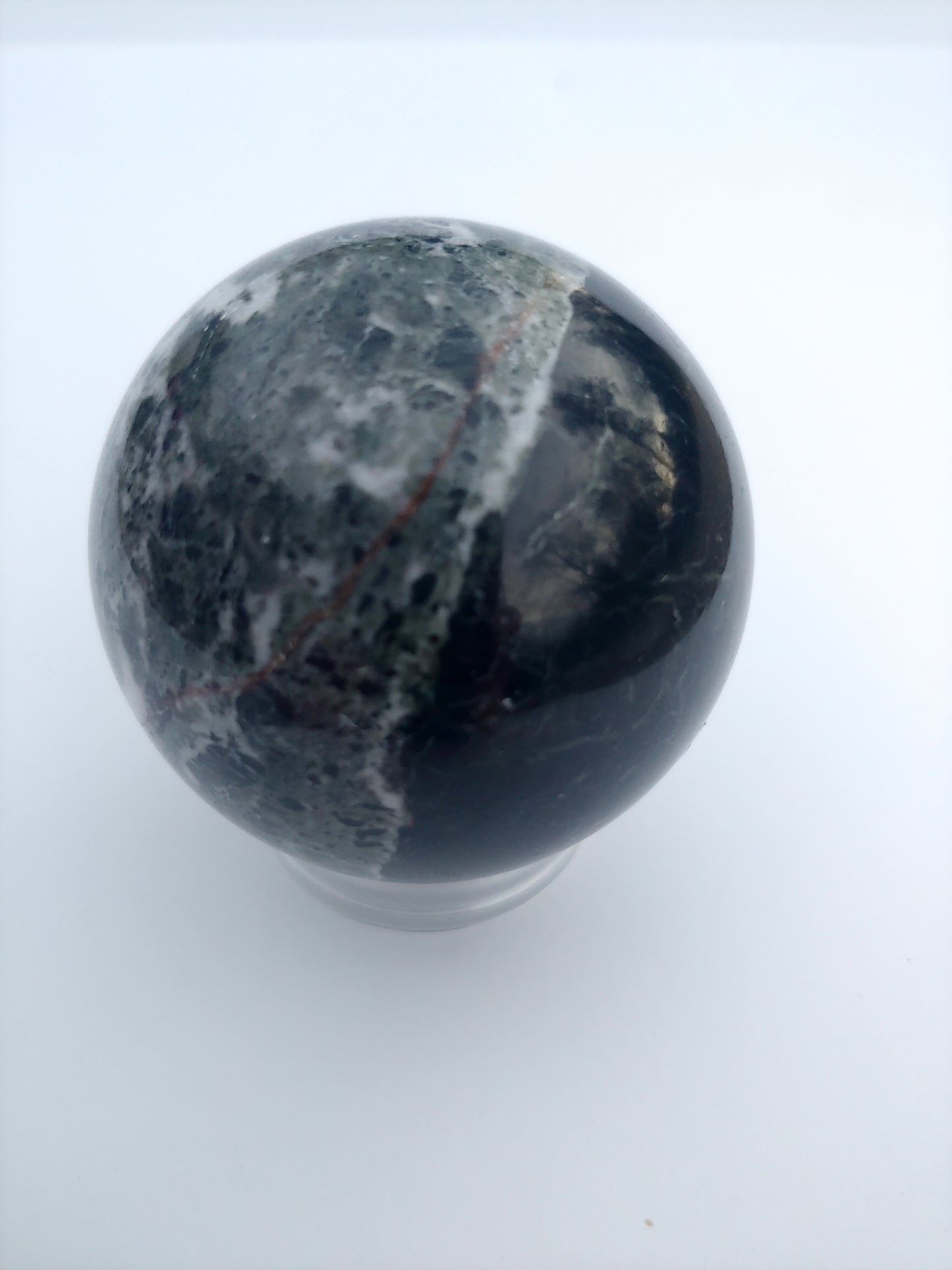 Black Zebra Jasper Sphere