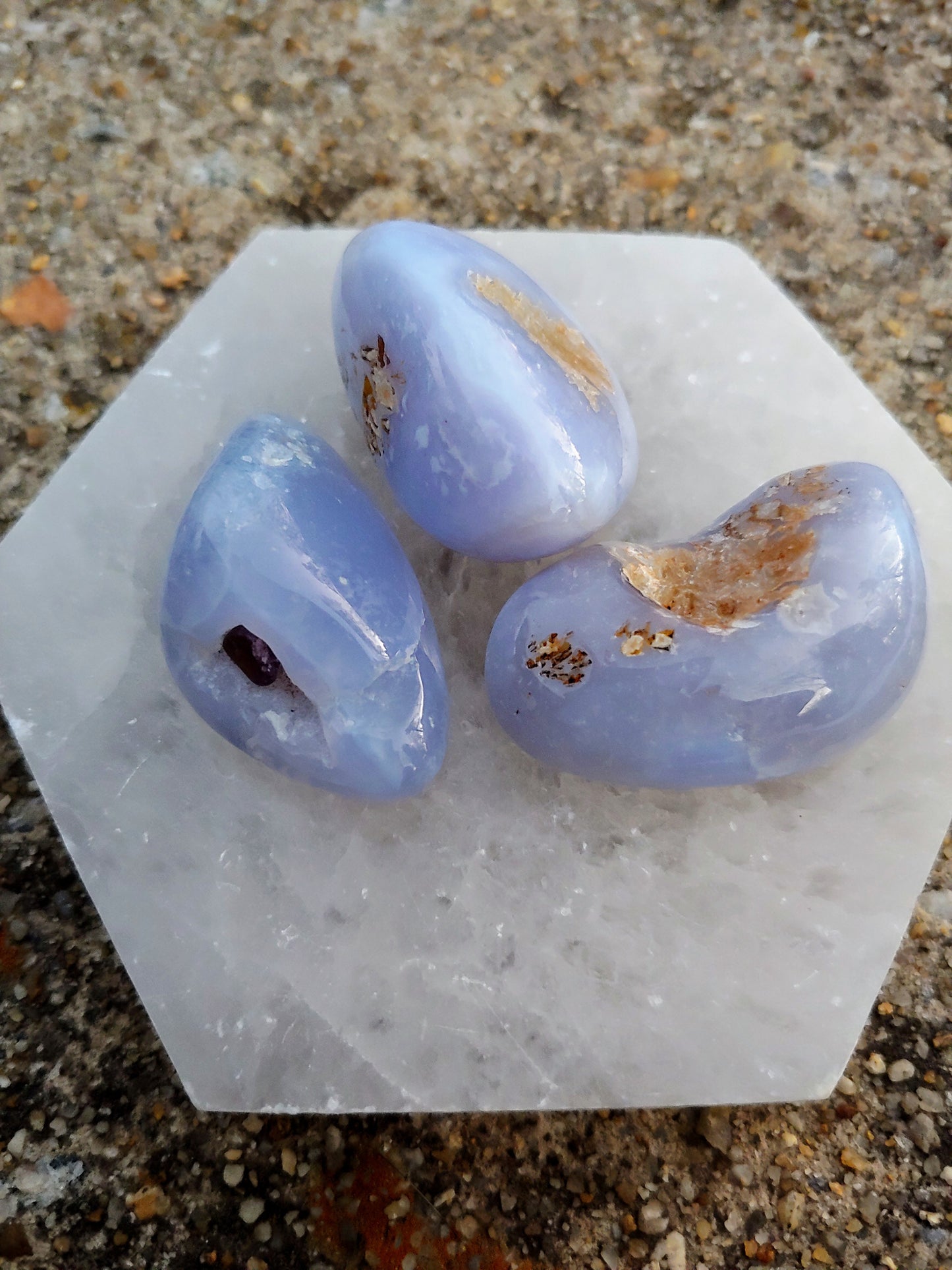 Blue Lace Agate Tumbles