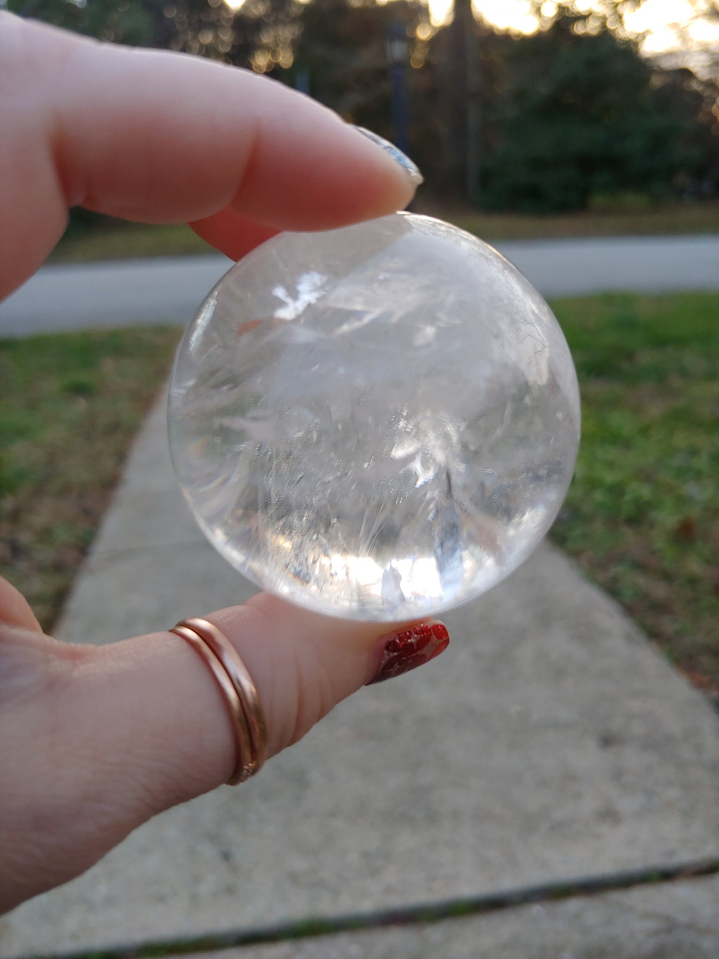 Clear Quartz Sphere