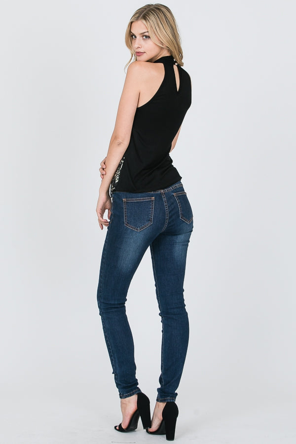 Embroidered Envy Top