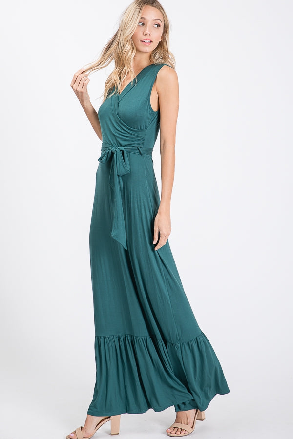 Deep Green Maxi Dress (S-XL)