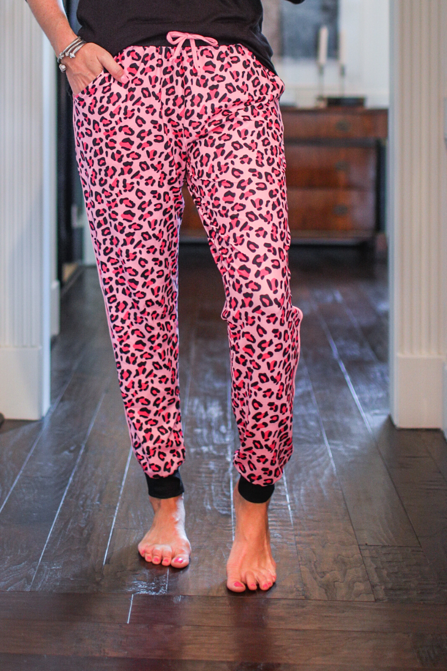 Pink Leopard Jogger (S-XL)