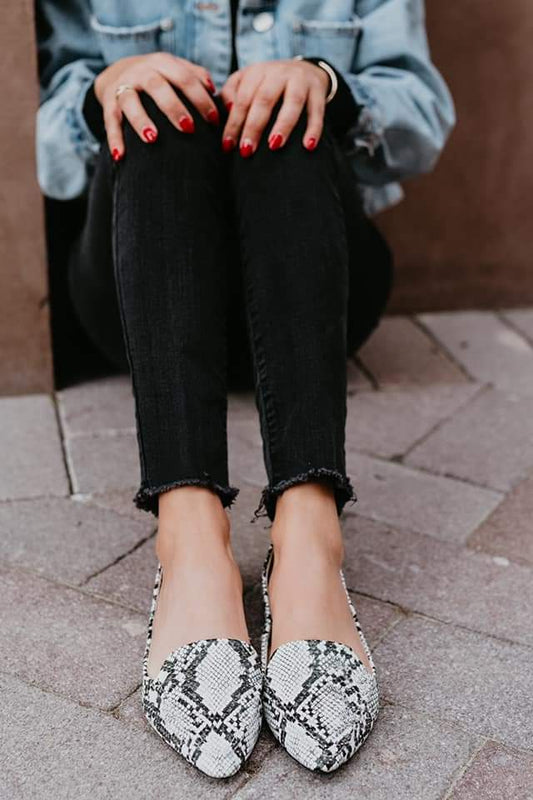 Snakeskin Flats