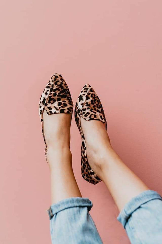Animal Print Flats